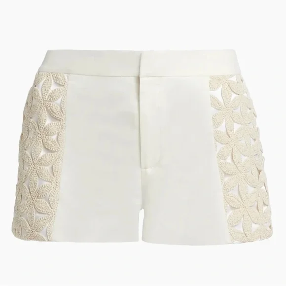 Ramy Brook Erica Crochet Panel Shorts - Picture 6 of 10